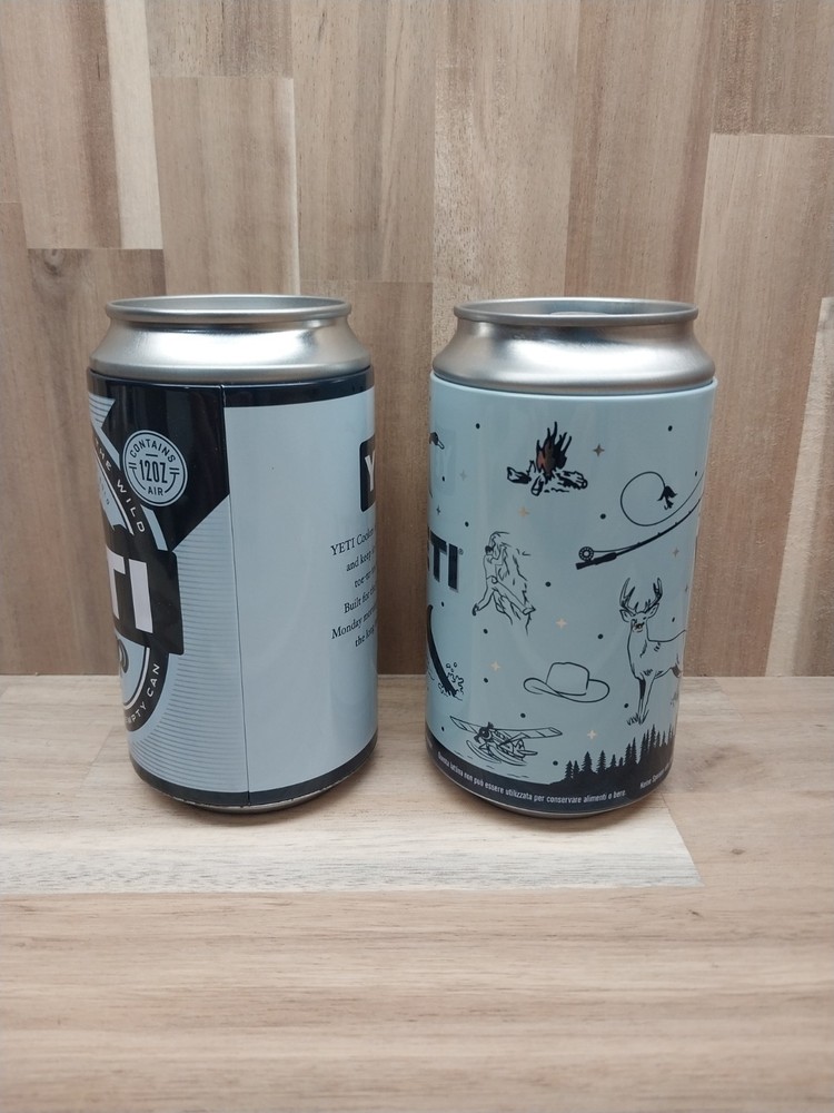 2 Yeti Pop Top Stash Can Limited Edition Empty Aluminum Cans