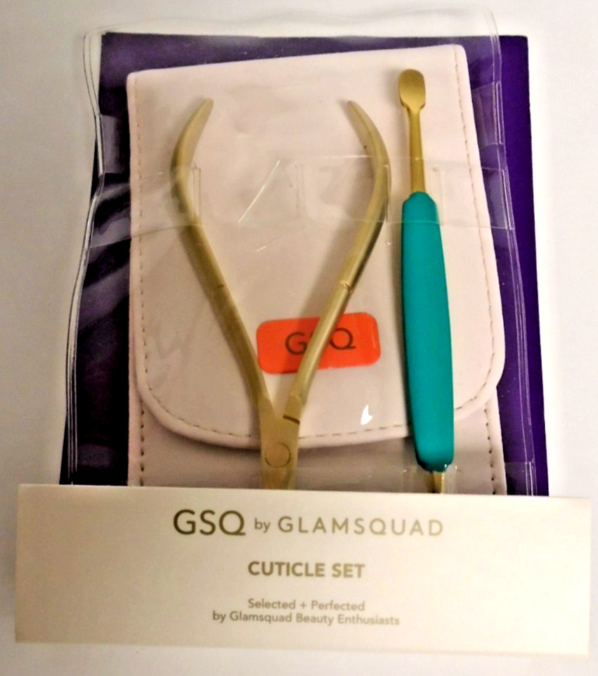 GSQ by Glamsquad Cuticle Set, Pedicure Set, Nail Buffer, Conceal +Blend Brush FS