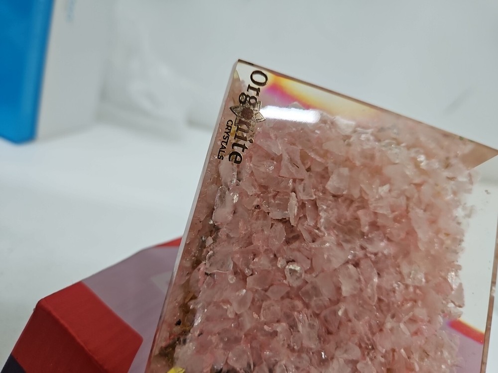 Citrine Pyramid, Healing Pyramid, Orgonite Pyramid