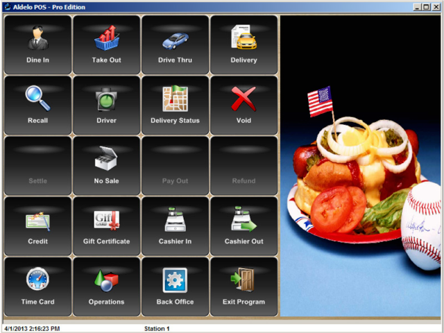 Bundle 2: Restaurant Point of Sale (POS) System, No Kitchen printer