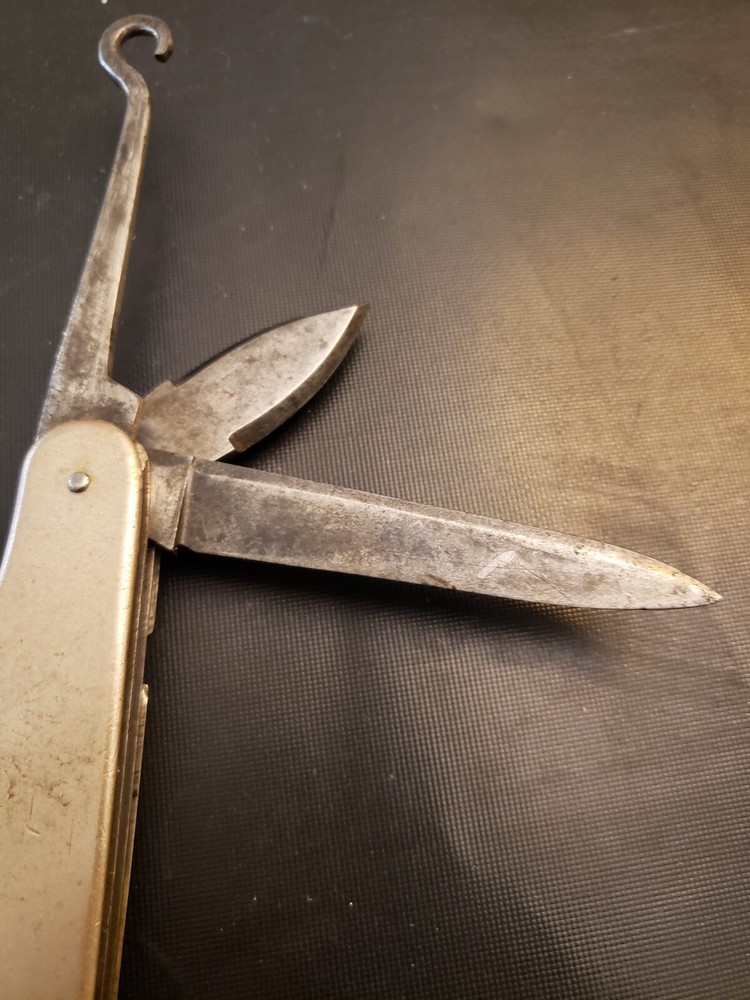 ANTIQUE J H PONTIFEX MULTI TOOL FOLDING KNIFE 6 BLADE