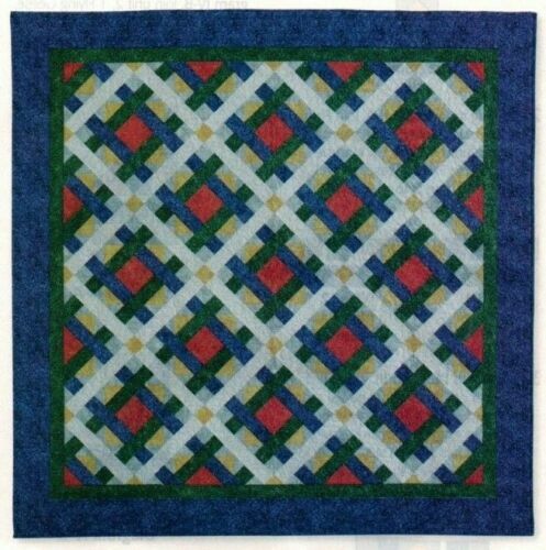 Over And Under Quilt Pattern Pieced AD