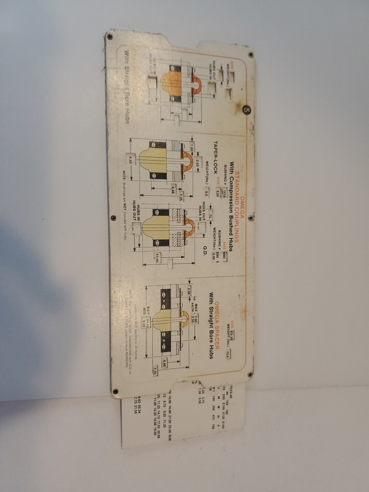rexnord omega coupling selector advertising