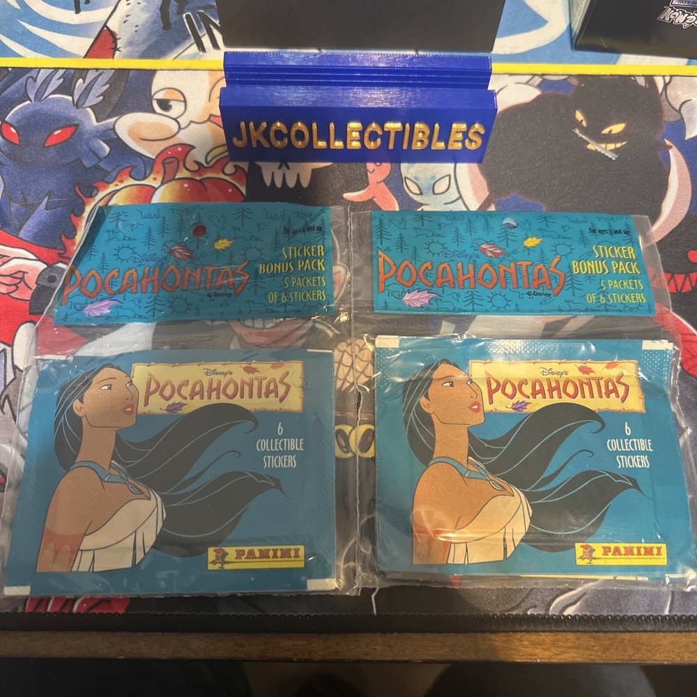 Disney Pocahontas Panini 5 Pack Each With 6 Stickers