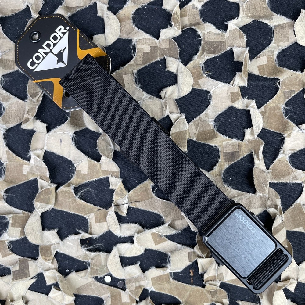NEW Condor EDC Belt - Black - Small/Medium