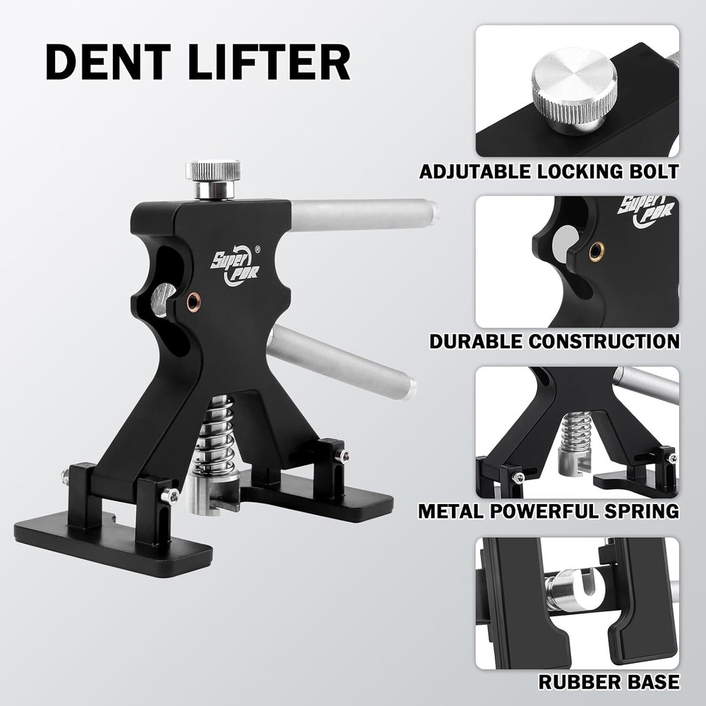 Professional Paintless Dent Removal Tool Car Dent Repair Puller Kit