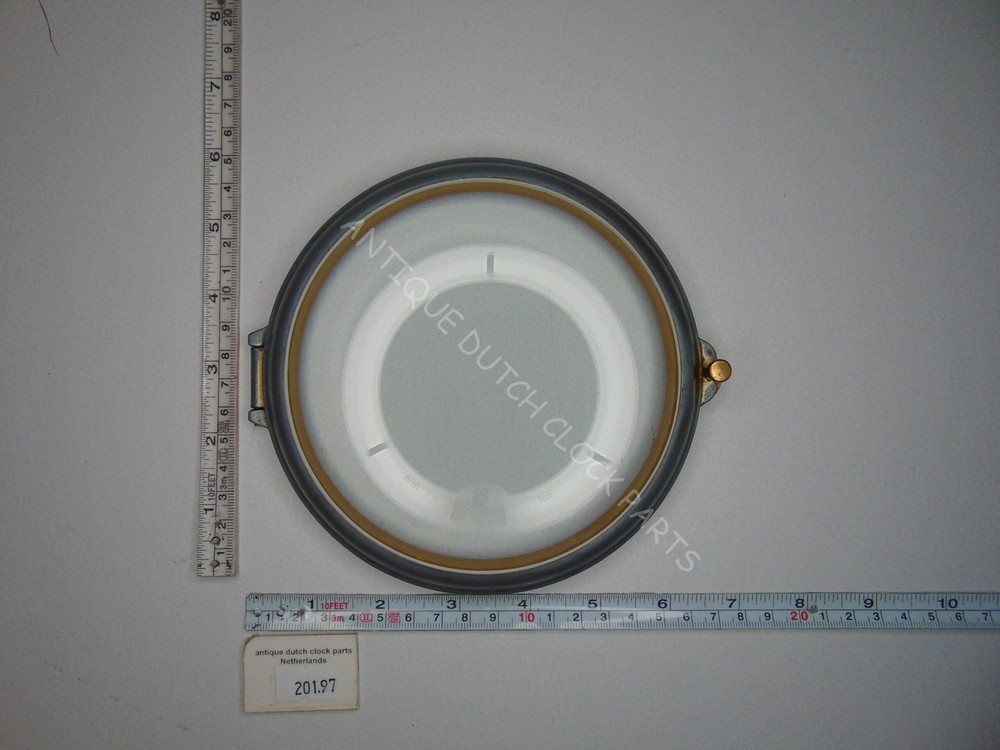 ORIGINAL DOOR WITH GLASS FOR SCHATZ SHIPS CLOCK