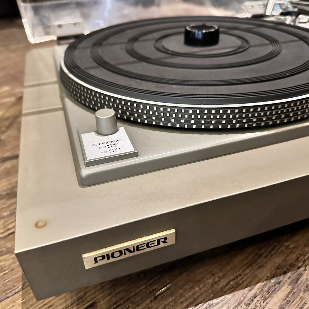Pioneer PL-A38 Belt Drive Automatic S-Shaped Arm Turntable Tested FullyFunction