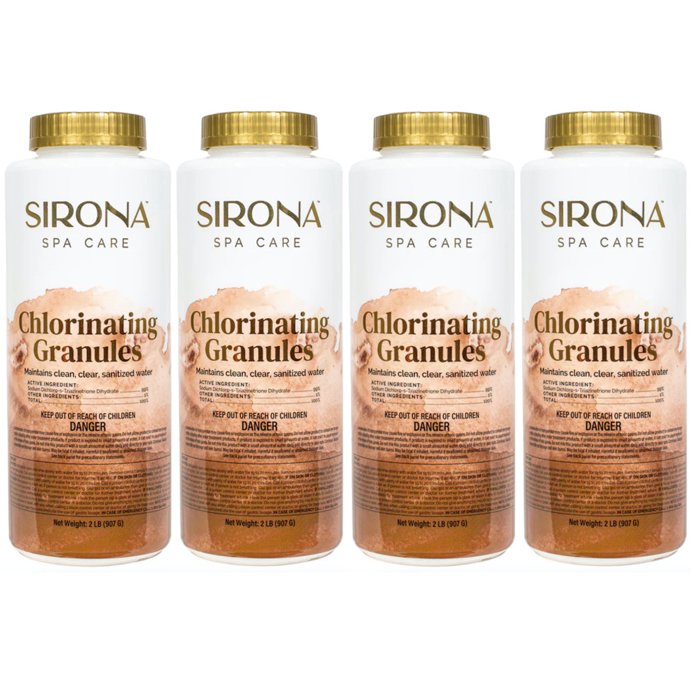 Sirona Spa Care Chlorinating Granules 2 lb - 4 Pack