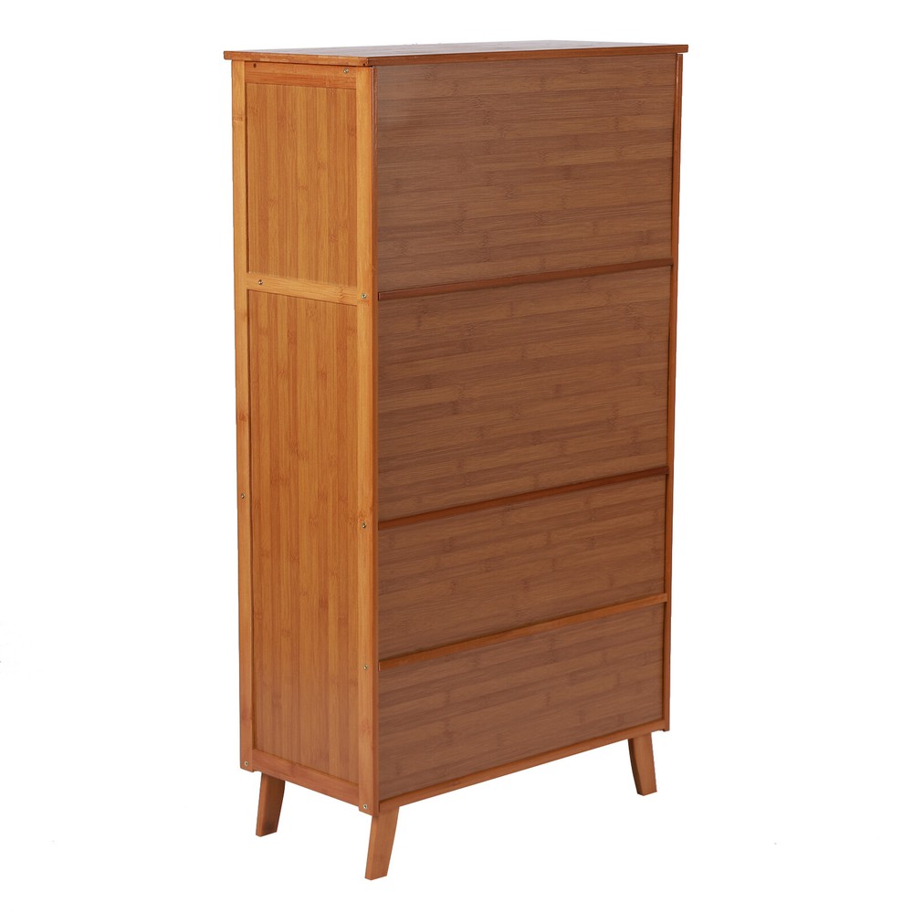 Storage Cabinet with 2 Doors, Mid Century Sideboard Buffet Cabinet Rustic Brown⭐