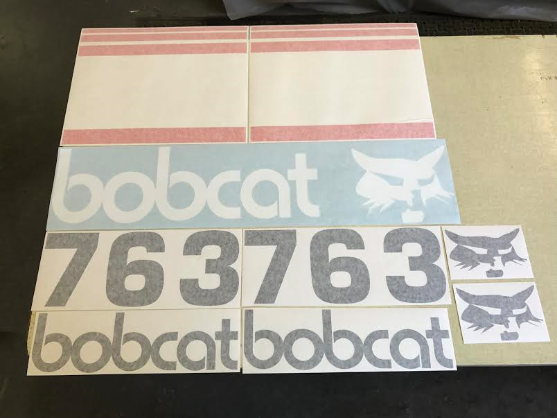 Bobcat 763 decals
