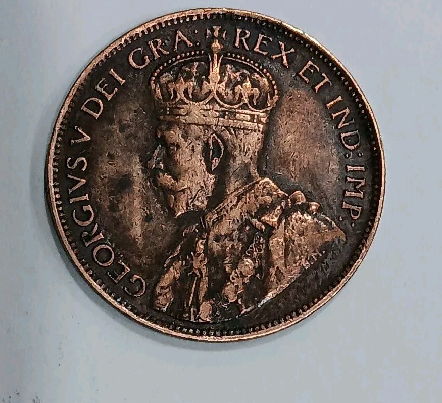 1917 CANADA GEORGE V LARGE CENT KM-21