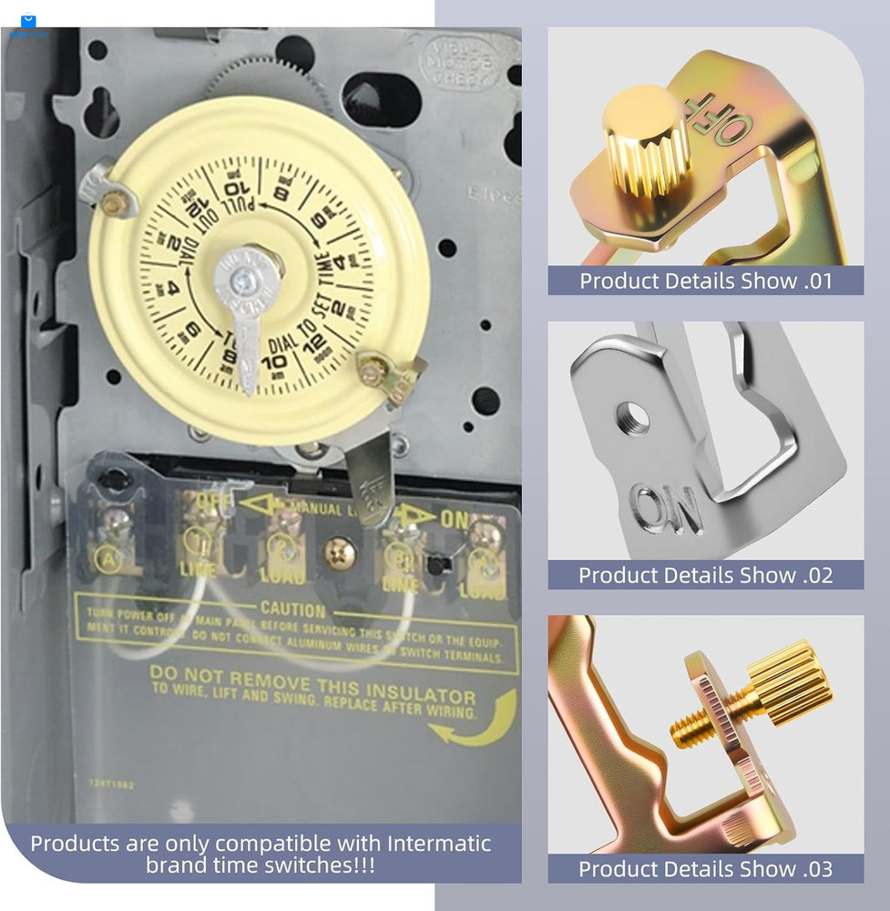 10 Pack Timer Trippers Replacement Switch Kit for Intermatic Gold and Silver