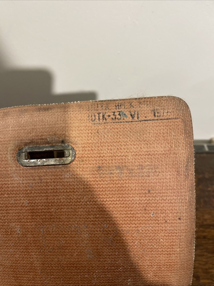 Soviet Officers 1975 Military Map Case