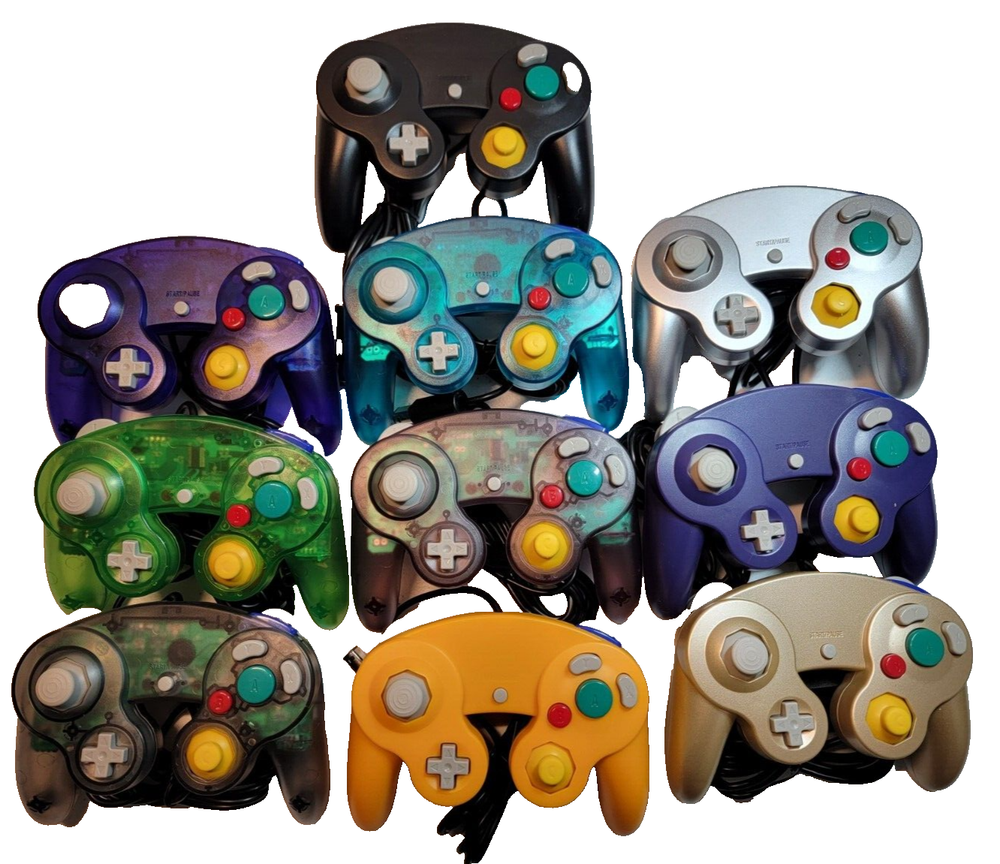 Wired Controller - For Nintendo GameCube Various Colors High Quality