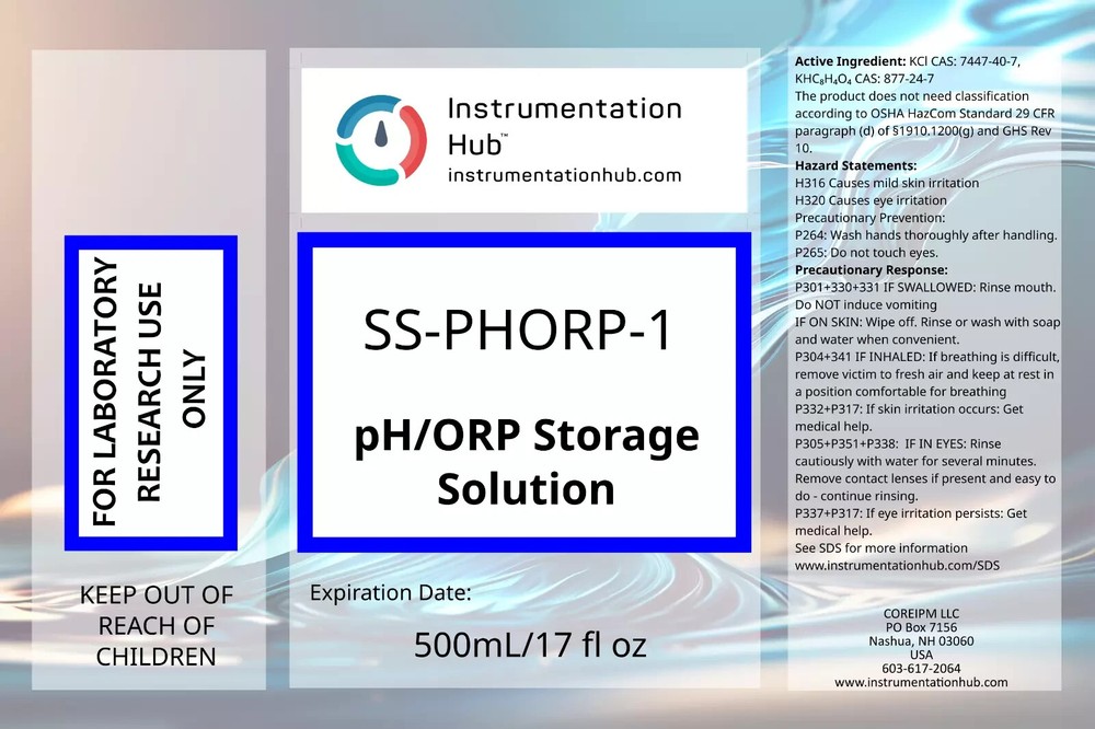 INSTRUMENTATIONHUB pH/ORP Electrode Storage Solution 17 floz (500mL)