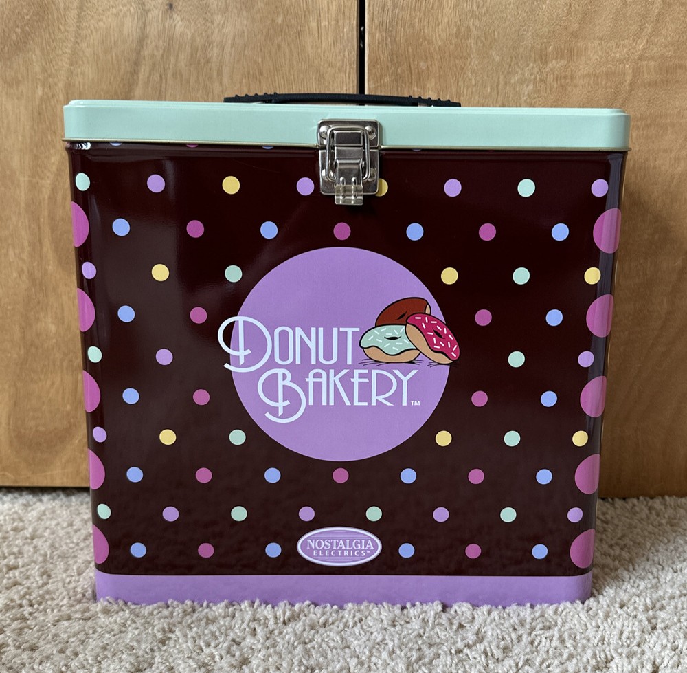 Nostalgia Electrics Donut Bakery in Original Tin