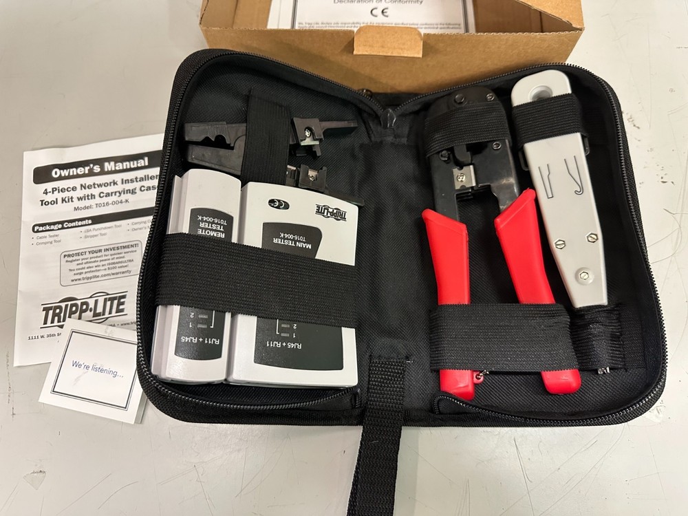 Tripp Lite 4 Piece Network Installer Tool Kit