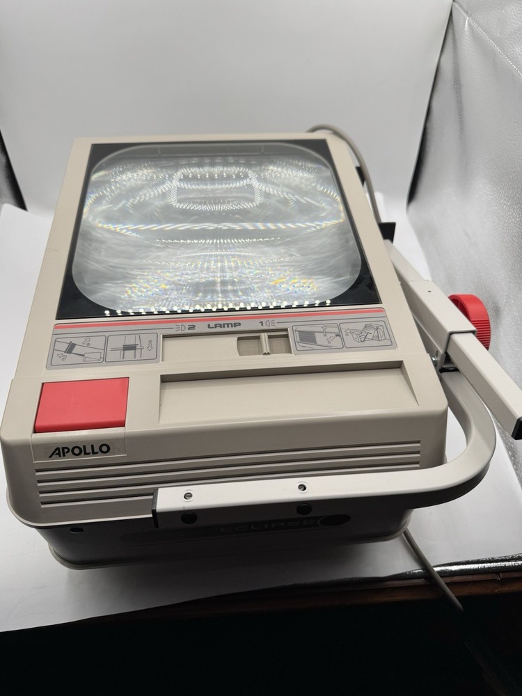 Vintage Apollo Eclipse AI 2000 Overhead Projector Missing Lamp Original Box