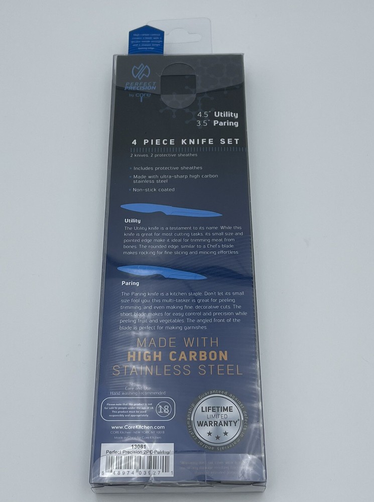 Perfect Precision by Core 4pc. Knife Set