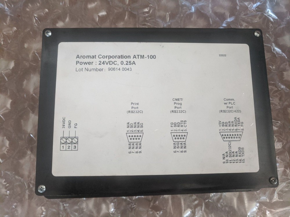 Aromat ATM-100 Operator Interface Panel