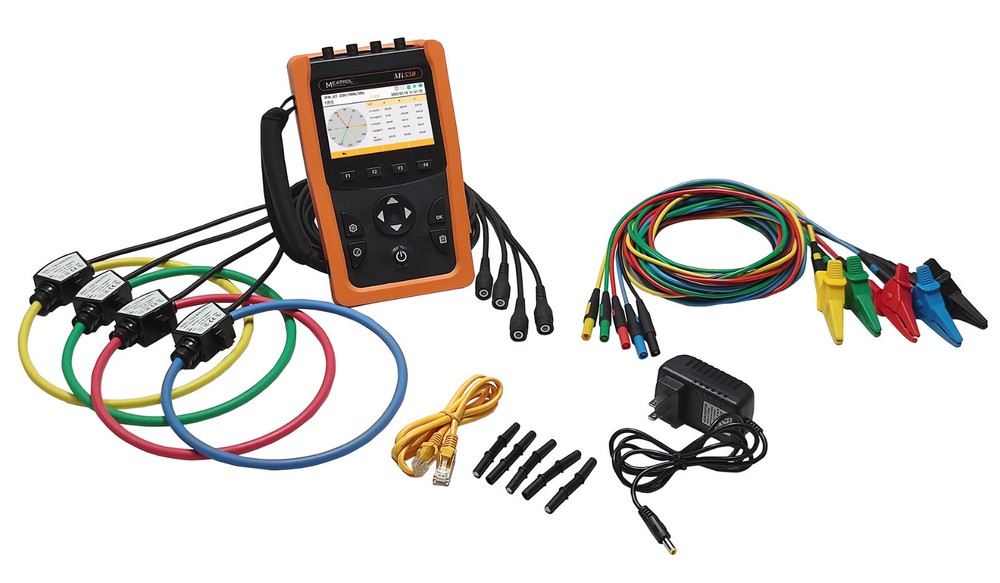 Mi550 Handheld Three phase Power quality analyzer + Harmonic + waveform record