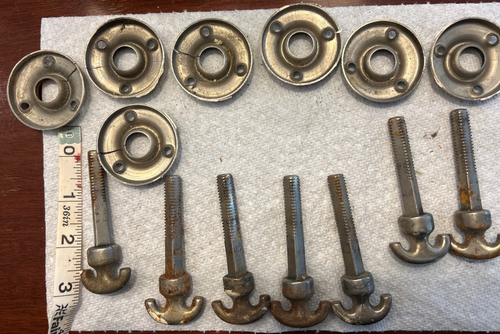 Sargent Vintage Hardware Thumb Knobs And Face Plates