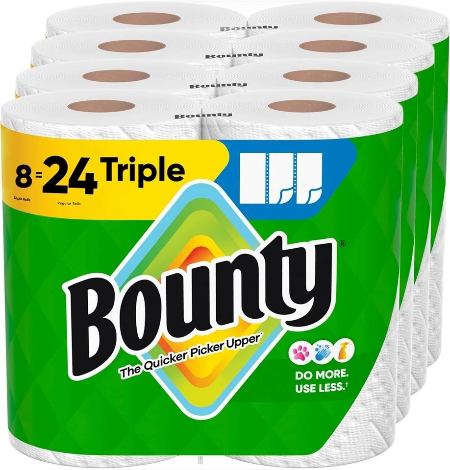 Bounty Select-A-Size Paper Towels, White,