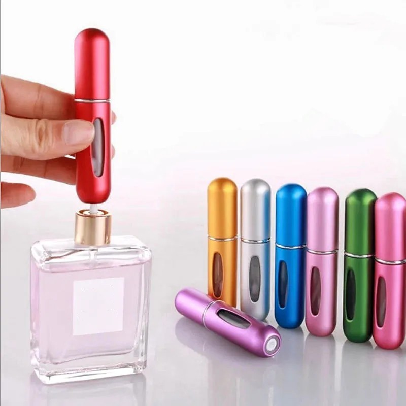 5ml Mini Perfume Refillable Spray Bottle Travel Scent Pump Empty Atomizer Tool