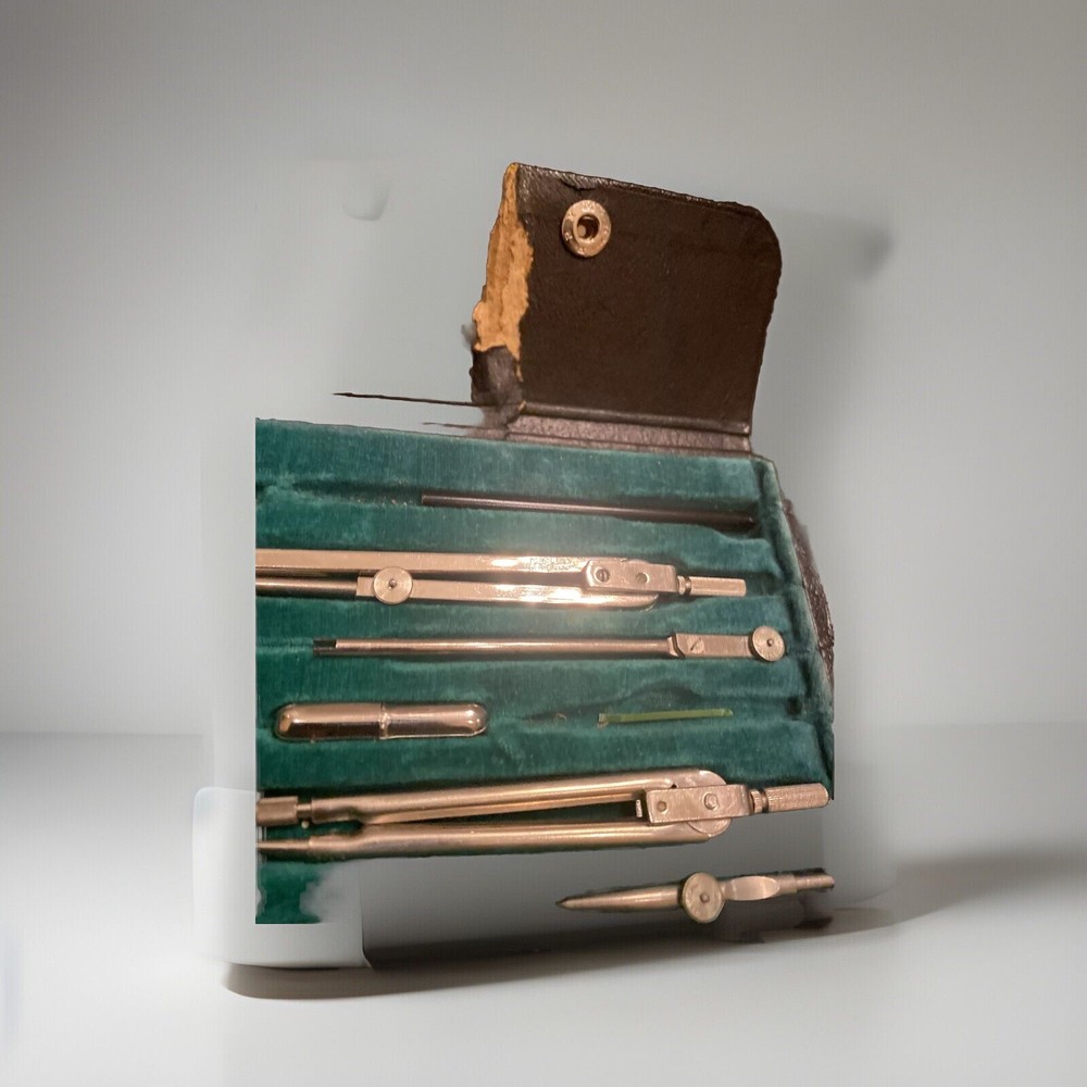 Micronta VTG Engineer's Compass Drafting tool Set Not Complete Germany