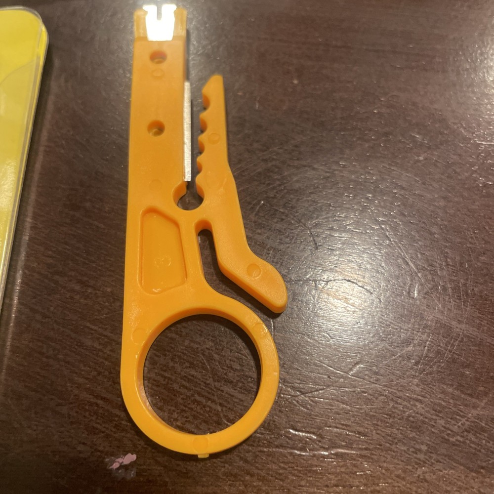 Ergonomic Pass-Through Crimper & Testing Kit for Ethernet Cable Installation