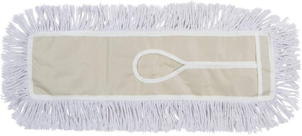 Efficient 24'' Cotton Mop Head - Reusable and Compatible with All Mop Frames