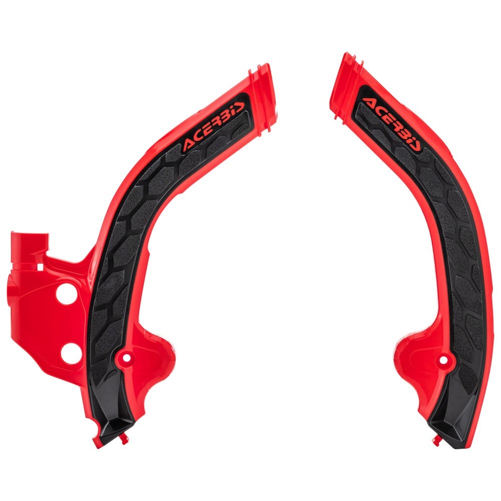 Acerbis X-Grip Frame Guards Red/Black 2801941018