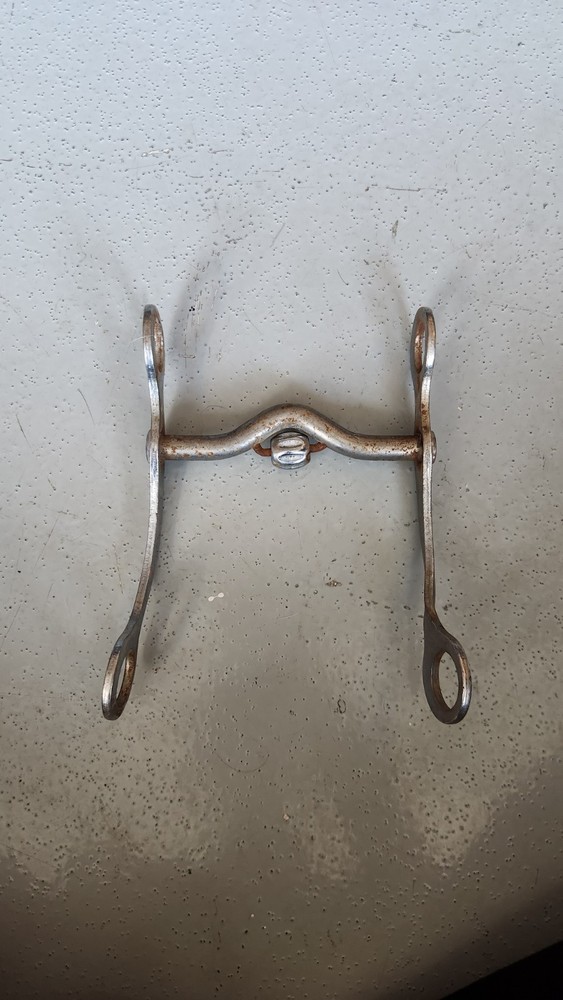 Low Port Curb Bit With Roller Unbranded