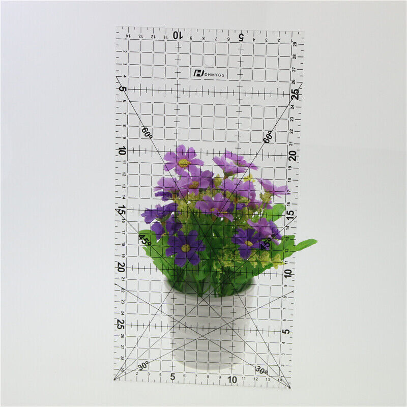 Quilting Ruler Quilters Craft Patchwork Square Rectangle Ruler 15 * 30cm UK