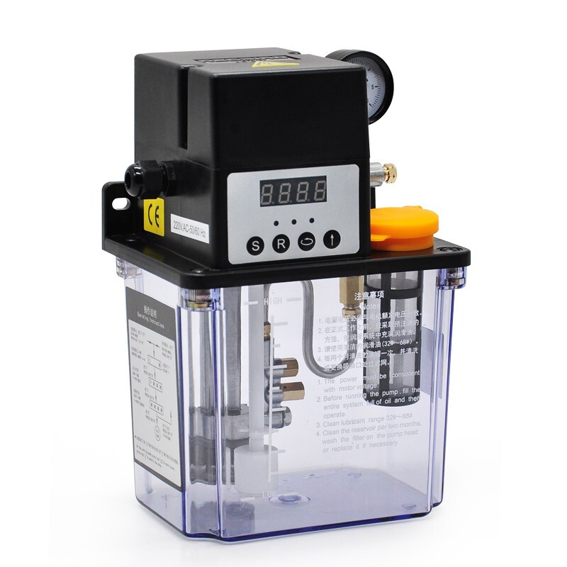 2L 220V Electric Automatic Lubrication Pump With Pressure Testing 35W SPC System