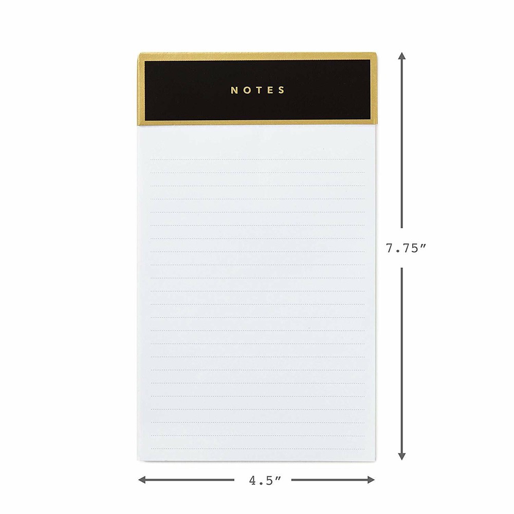 Hallmark Notepad Bundle with Pen, Plaid Penguin (3 Notepads, Assorted Sizes)
