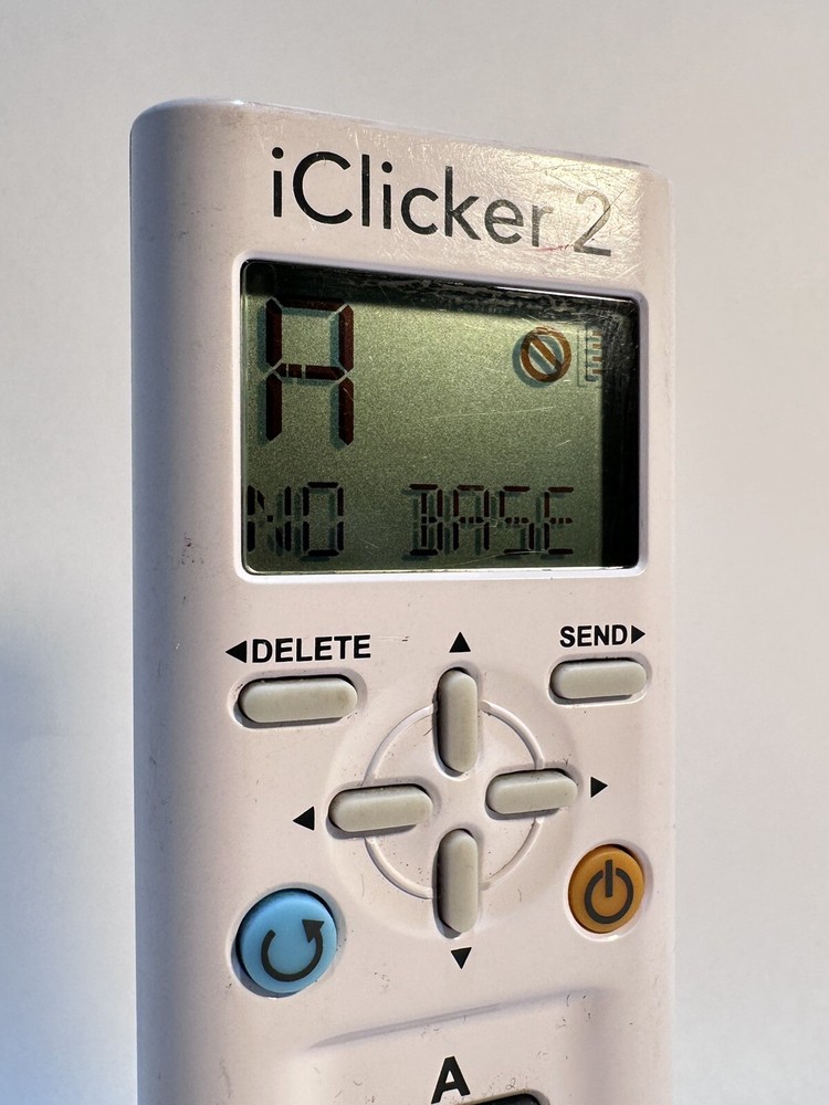 iClicker 2 - Student Resonse Remote For The College Classroom White Controller