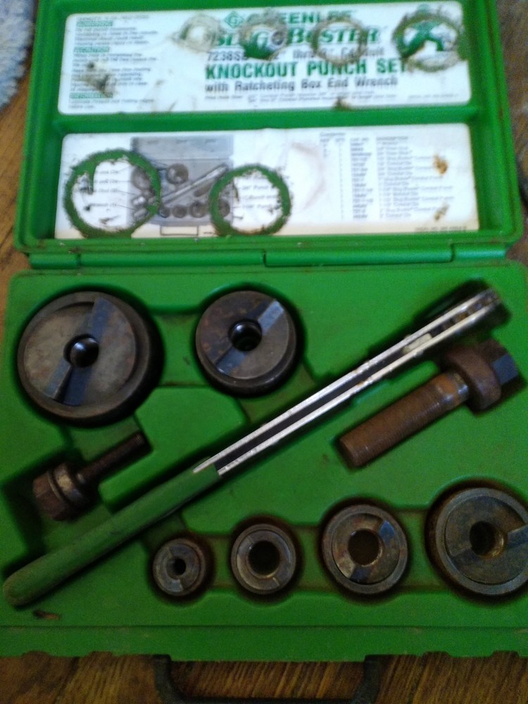Greenlee Slug O Buster Knockout Punch Set