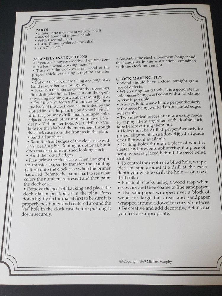 Vintage Cherry Tree Woodworking pattern