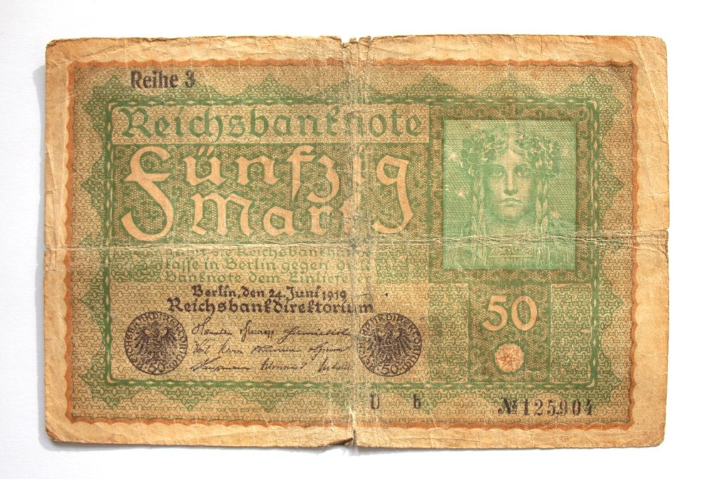 Germany 50 Marks 1919 Banknote