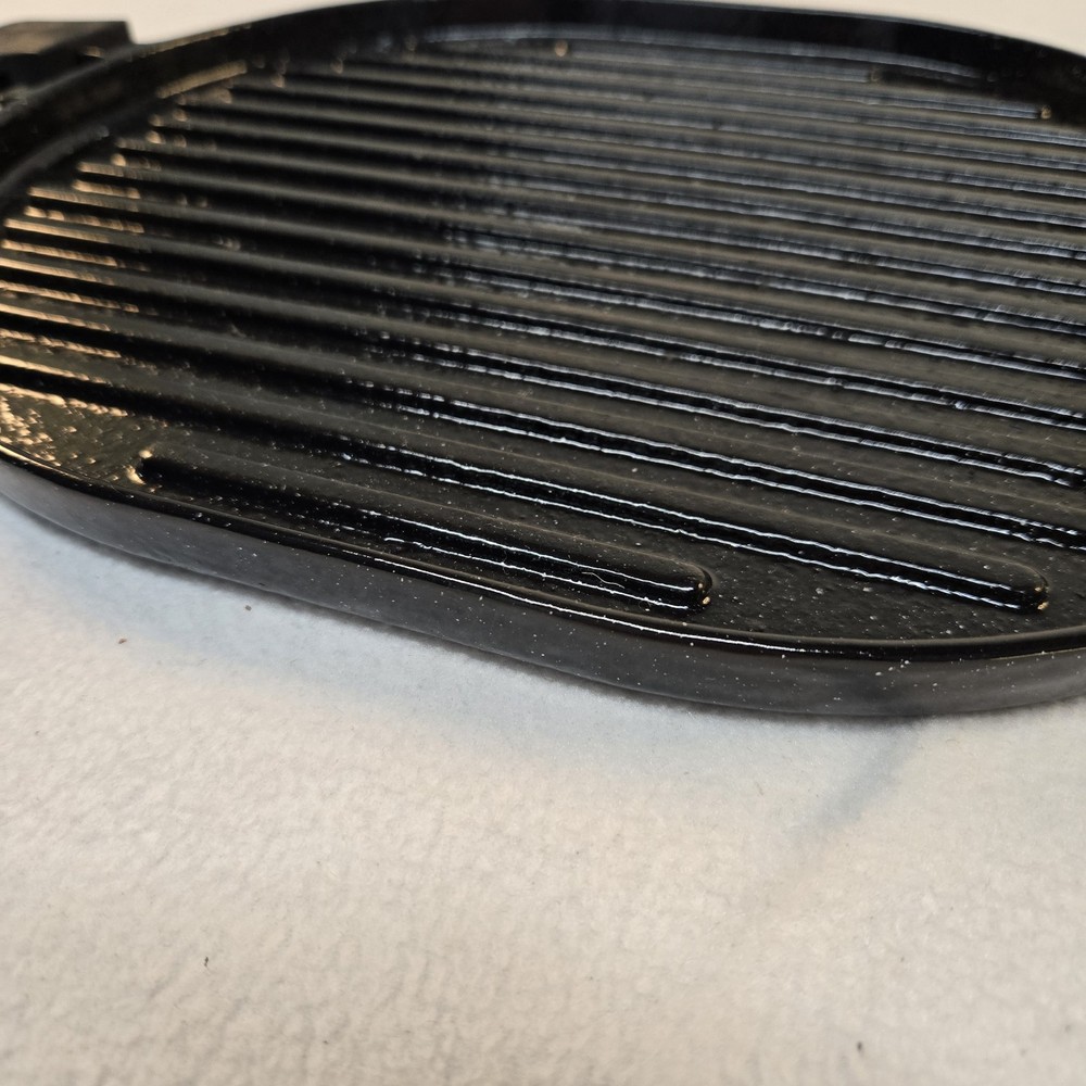 NuWave Grill Pan Precision Induction Cast Iron Double Handle Black Griddle