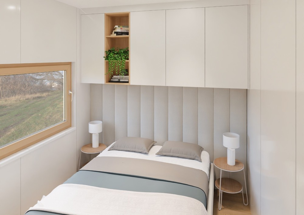 Tiny house, mobile holiday home with equipment
