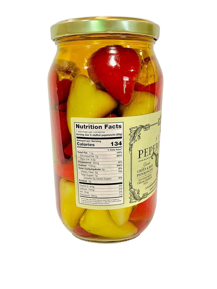 Stuffed Peperoncini Peppers Cheese 32.8oz