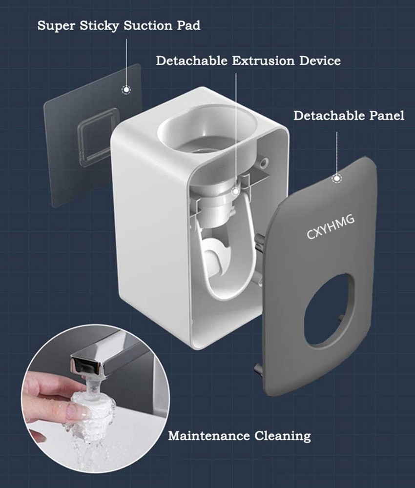 Automatic Toothpaste Dispenser for , 2 PCS Toothpaste Squeezer for & Family S...