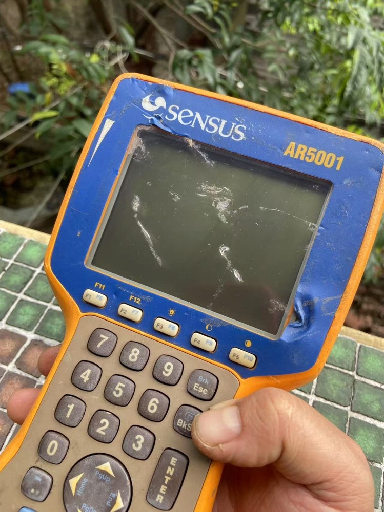Screen Aging Sensus Meetering Systems AR5001 Field Data Collector