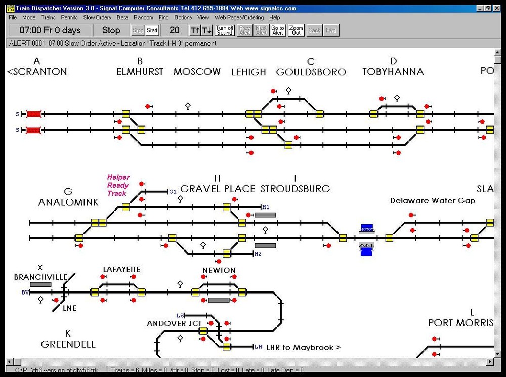 Train Dispatcher 3.5 Software Simulation Game