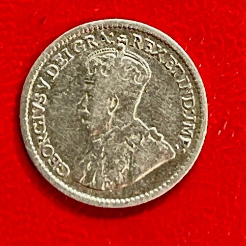 1919 Canada 5 Cent Silver World Coin. ENN Coins