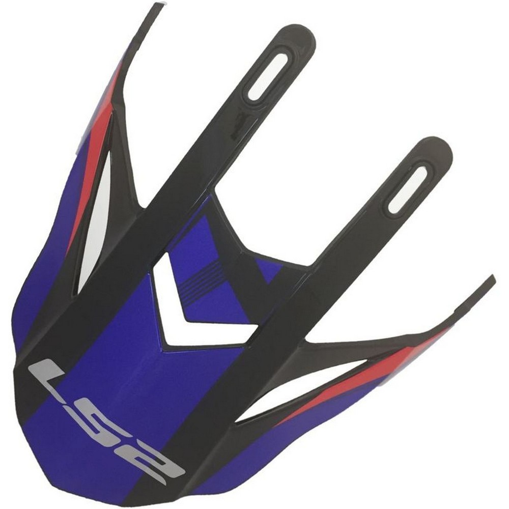 LS2 Fast/Fast Mini Helmet Replacement Visor Peak Race Blue