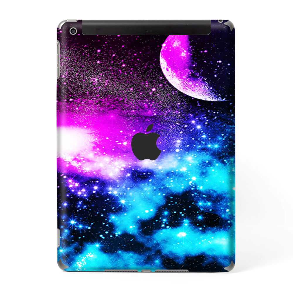 Skins Decal Wrap for Apple iPad 9.7 2017 Galaxy Fluorescent
